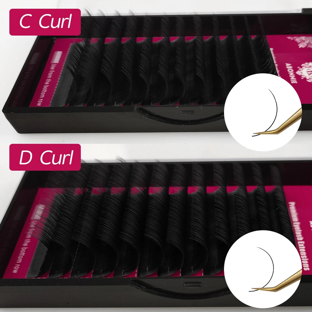 Abonnie  Fluffy Classic Lashes Extensions Premium Individual Eyelashes Extensions Volume Cilios All Szie