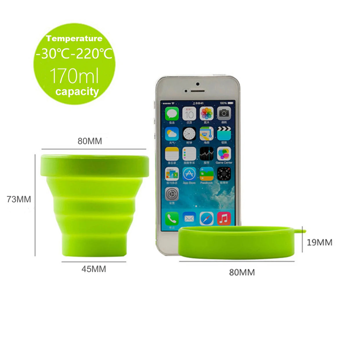 Collapsible Sterilizing Silicone Cup Foldable Menstrual Cup Feminine Hygiene Menstrual Cup Sterilizer