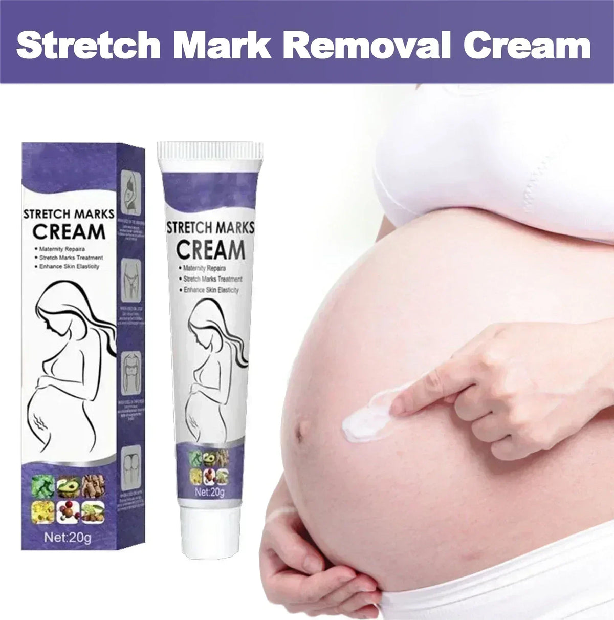 Stretch Mark Vanishing Cream Effective treatment Remove Body Buttock Breast Marks Repair Maternity Loose Firming Skin body Care