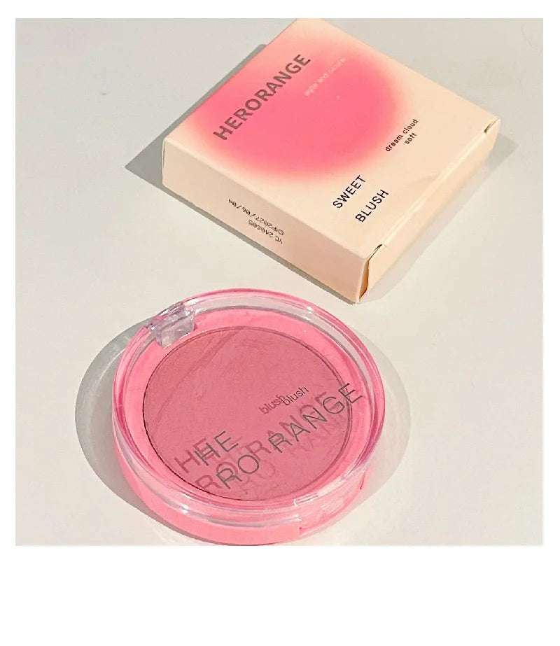 HERORANGE Powder Blusher Natural Matte Color Low Saturation Nude Korean Pure sexy New Powder Blusher