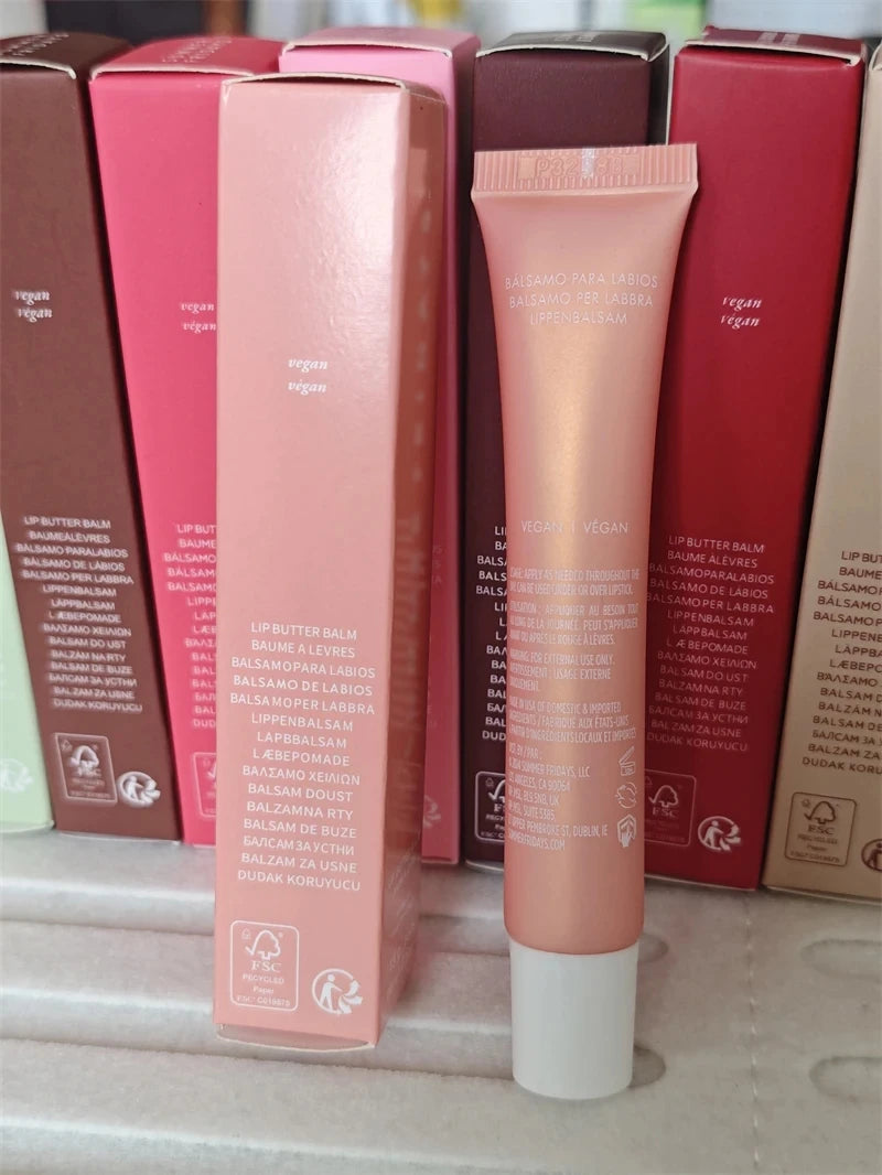Popular  Brand Summer Lip Balm Pink Sugar Birthday Cake Vanilla Beige Toasted Marshmallow Moisturizing Lipstick Lip Gloss Makeup