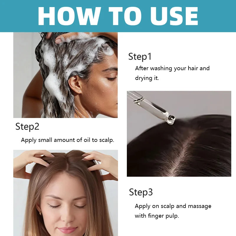 YUITIKUE Rosemary + Castor Strengthening Hair Oil - Daily Use Hair Care Oil with Jojoba & Batana Oil for Hair Growth