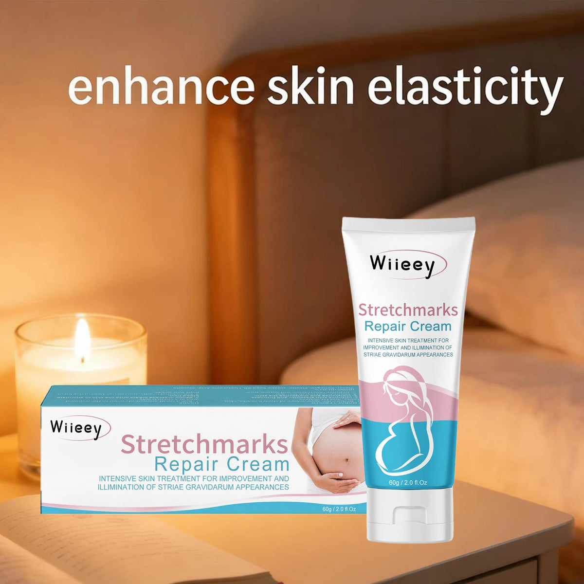 Stretchmarks Repair Cream Remove Pregnancy Firm Skin Enhance Elasticity Body Cream Nourish Moisturizing Pregnant Women Skin Care