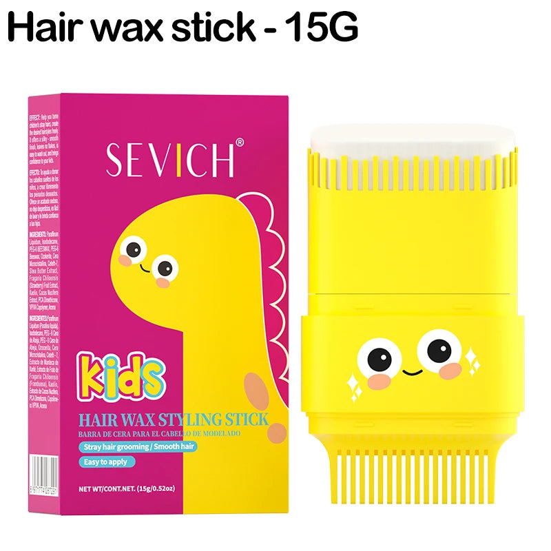 SEVICH Kids Hair Styling Gel Children Broken Hair Arrangement Cream Anti-frizz Braiding Gel Hair Wax Stick Hair Finishing Care