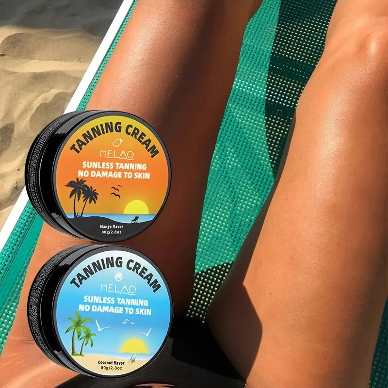 MELAO Sunless Self Tanning Cream For Body, Sunless Tanning Lotion For Men & Women