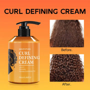 280ml Curly hair cream Elastic styling Moisturizing Improves frizzy hair Fluffy Leave-in conditioner Elastin  Hair care