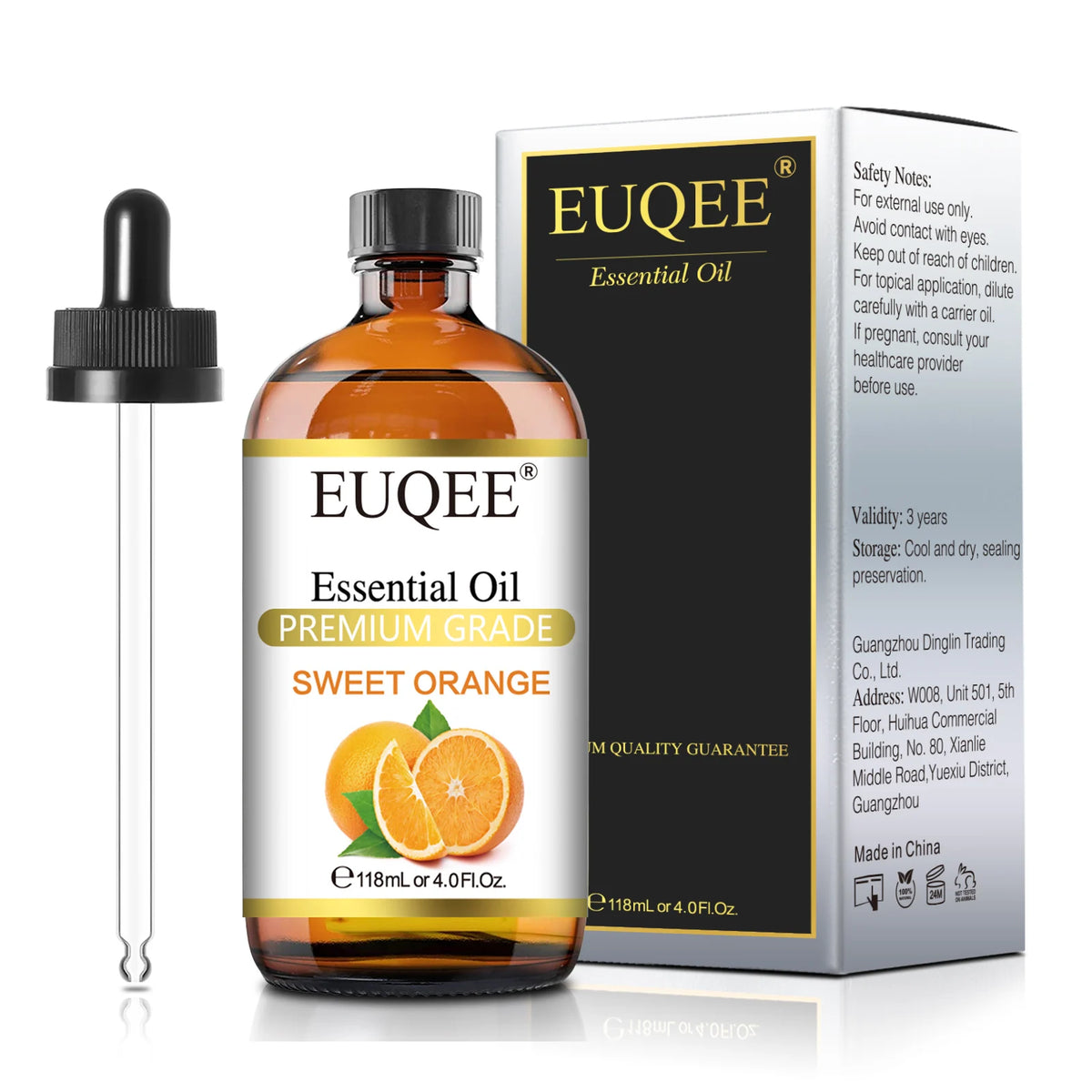 EUQEE 118ml Pure Essential Oil For Skin Peppermint Lavender Eucalyptus Vanilla Bergamot Aromatherapy Essential Oils For Diffuser