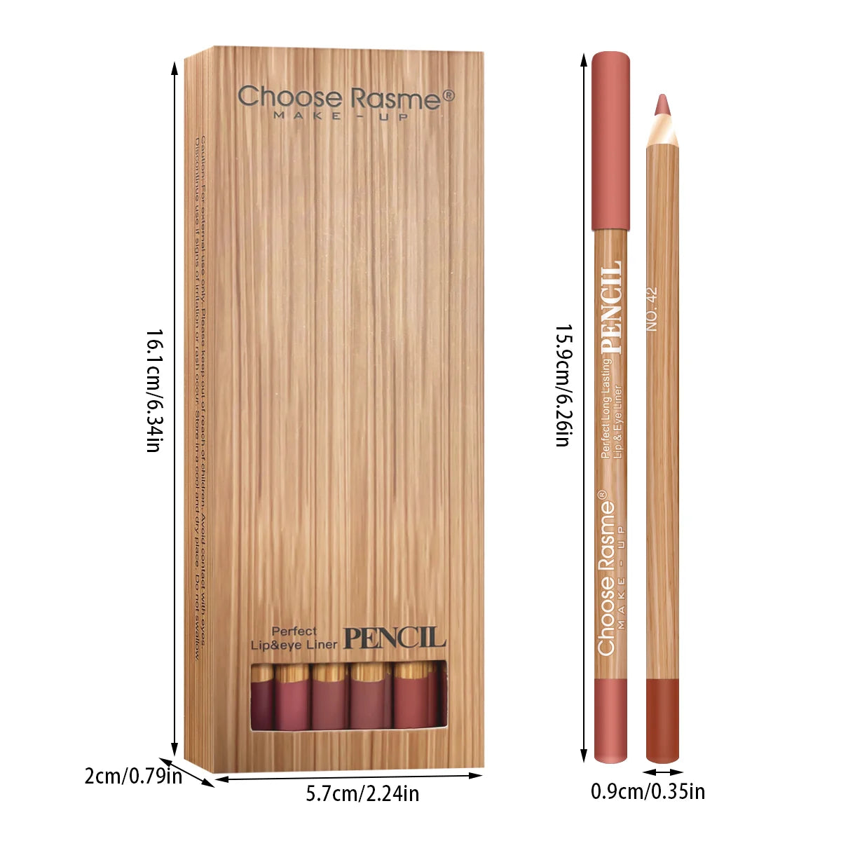 12 Color Lip Enriching Lipliner, Lip Moisturizing, Three-Dimensional Fitting, Light, Thin, Silky and Clear Valentine's Day Gift