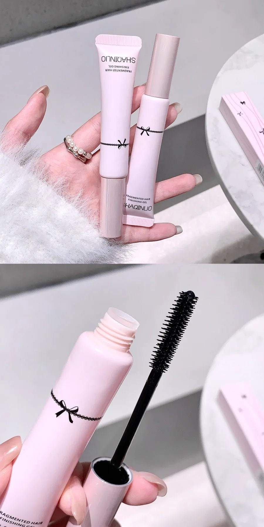 15g Broken Hair Wax Stick Hair Styling Gel Cream Big Brush Fixed Shaping Refreshing Not Greasy Hair Finishing Cream Mascara
