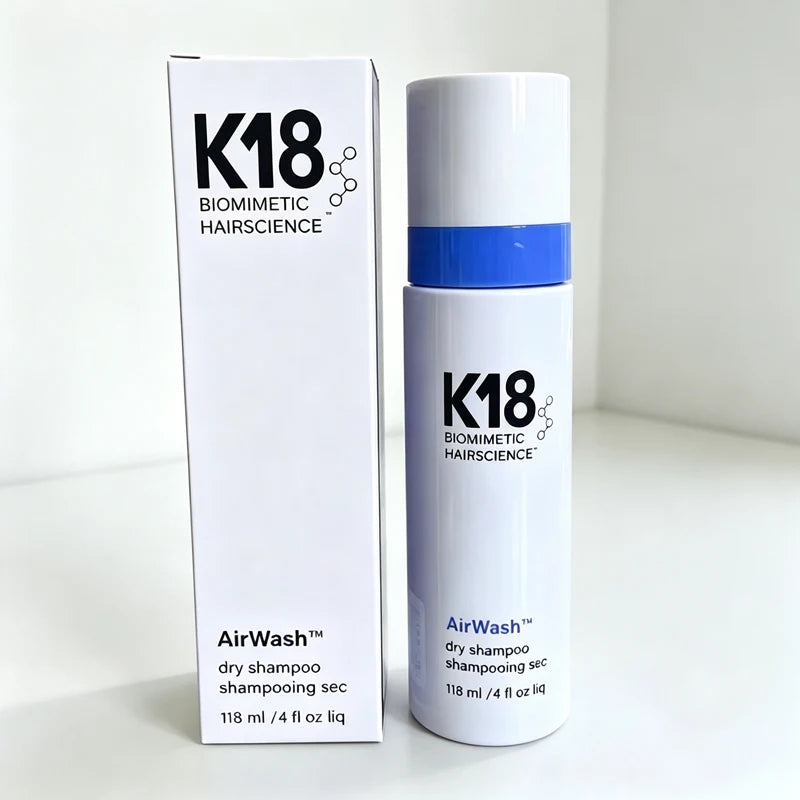 Original K18 AirWash Dry Shampoo 118ml Conditioner NonAerosol Balances Scalp Controls Excess Oil Production 50ml 150ml Hair Mask