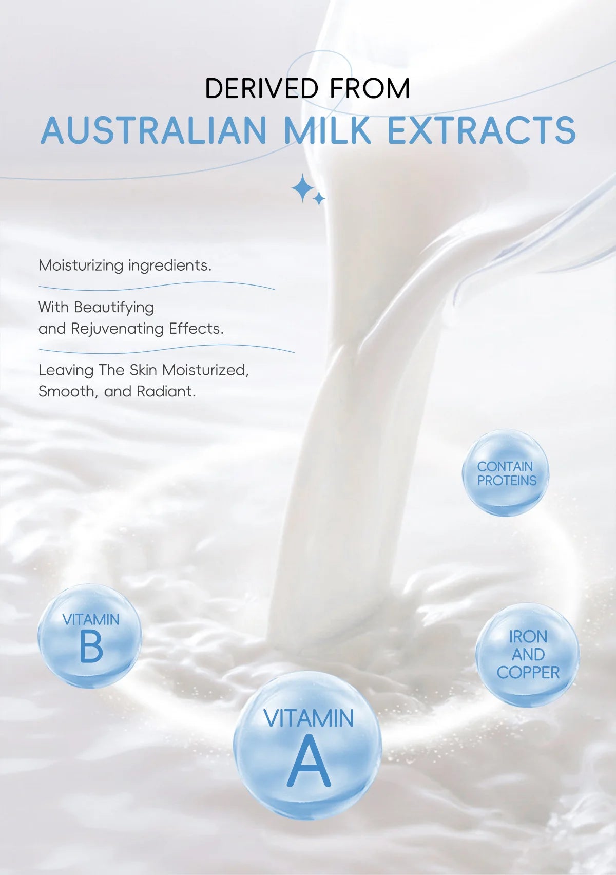 LAIKOU Milk Foaming Cleanser Dual Amino Acids Gentle Deep Cleansing Brightening for All Skin Types 80g
