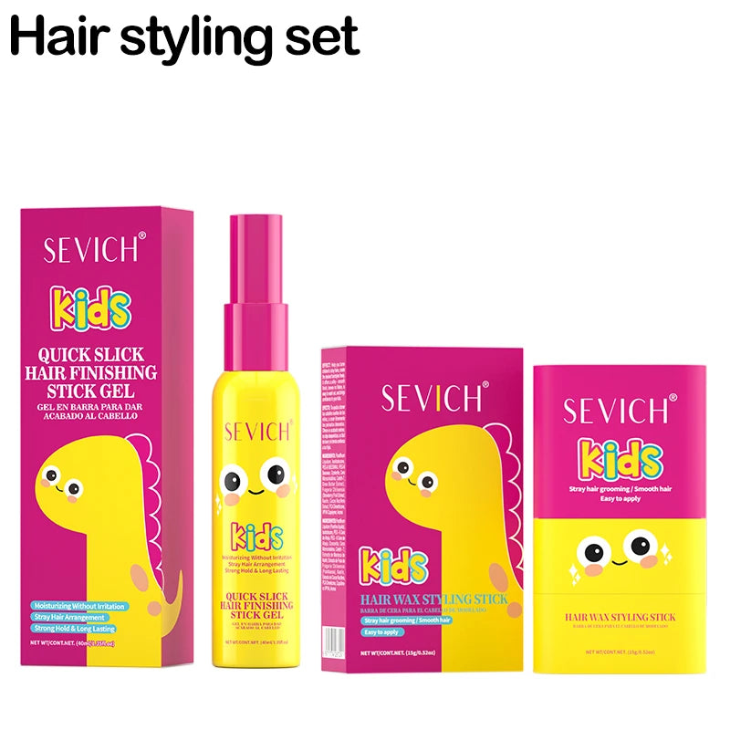SEVICH Kids Hair Styling Gel Children Broken Hair Arrangement Cream Anti-frizz Braiding Gel Hair Wax Stick Hair Finishing Care
