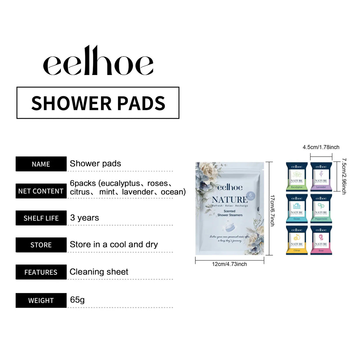 Aromatherapy Shower Steamers Sleep Aid Relaxing Relieve Stress Fatigue Shower Tablets Spa Bath Treats Natural Scent Spa Relaxe
