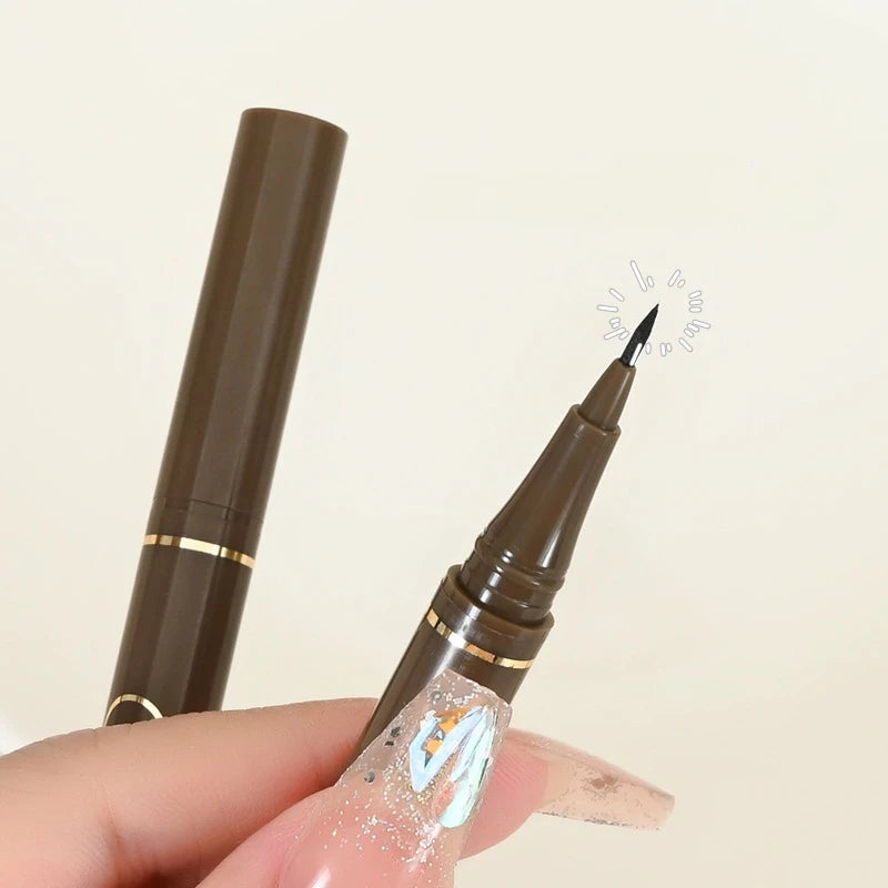 Liquid Eyeliner 0.01mm Super Slim Waterproof Quick Dry Long Lasting Color No Smudging Eyeliner Pencil