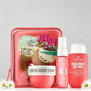 Sol De Janeiro Bom Dia Bright Jet Set Women Perfume Set Cheirosa 40 Body Mist Cream Wash Travel Mini Perfume Kit Beach Luxury Gift Perfume for Her