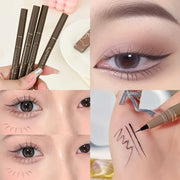 Liquid Eyeliner 0.01mm Super Slim Waterproof Quick Dry Long Lasting Color No Smudging Eyeliner Pencil