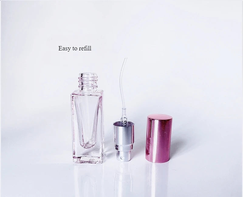 3pcs 5ml 10ml High Quality Perfume Spray Bottle Empty Glass Parfum Atomizer Travel Cosmetic Bottl Sample Vials Refillable Mini