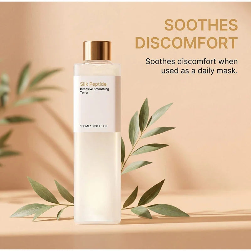 Silk Peptide EGF Facial Toner Gold Particle Smoothing Essence Water Deep Hydration Moisturizing Face Liquid Daily Korea Skincare