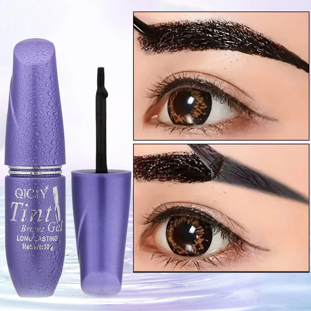 New Tattoo Peel Off Eyebrow Gel Tint Semi Permanent Brow Tint Waterproof Lasting Transfer-proof for Fuller Defined Looking Brows