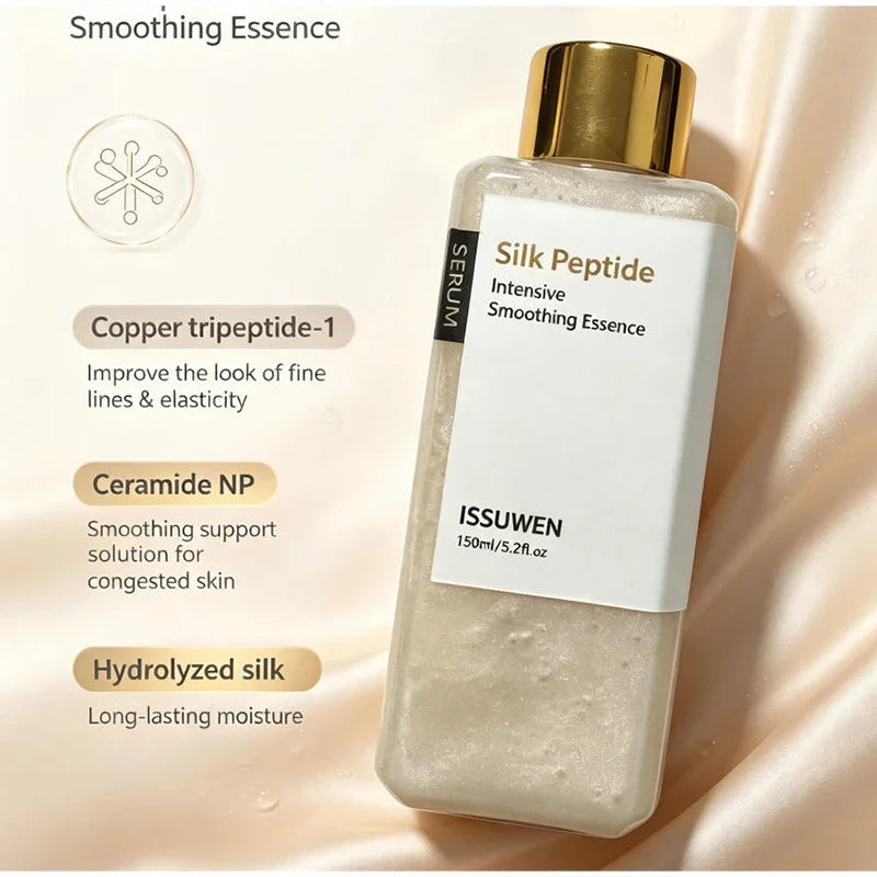 Silk Peptide EGF Facial Toner Gold Particle Smoothing Essence Water Deep Hydration Moisturizing Face Liquid Daily Korea Skincare