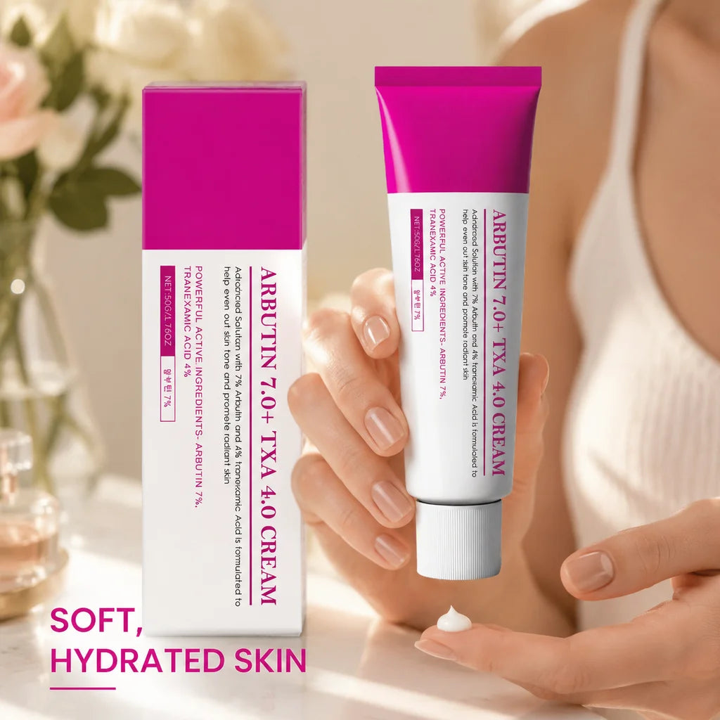 ARBUTIN+TXA Facial Moisturizing Cream Lightweight Daily Hydrating Lotion Arbutin Face Gel Cream Non Greasy Glow Skincare 50g