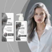 Gray Hair Shampoo 4colors- Color Locking, Moisturizing, Smooth Hair, Lightweight, Even Coloring, Trendy and Fashionable