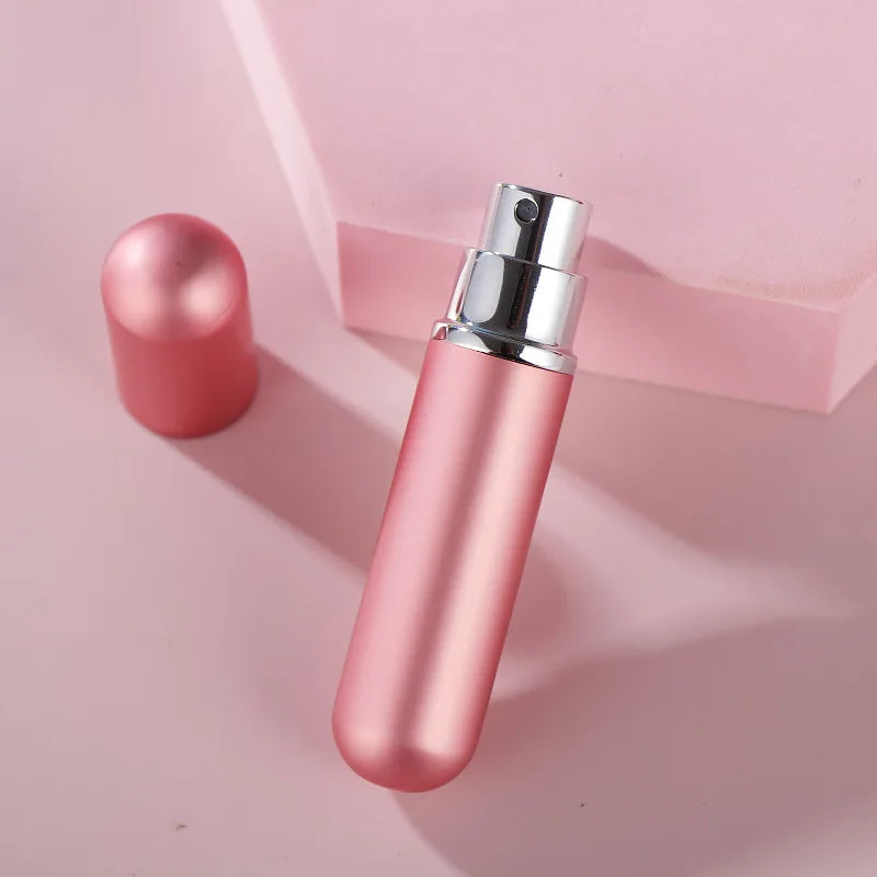 1PC 5ml Portable Mini Perfume Glass Bottle Travel Aluminum Spray Atomizer Empty Metal Parfume Atomiser Sprayer