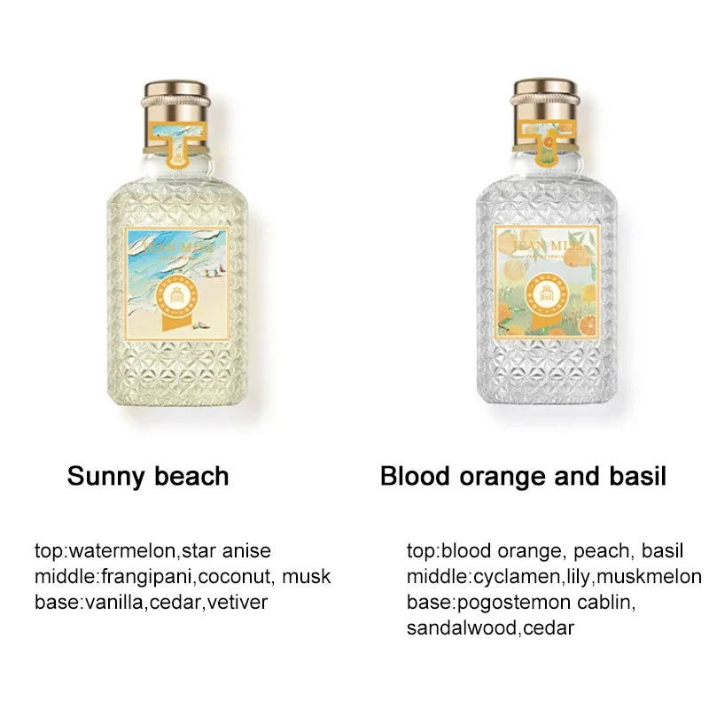 Floral Fruity Citrus Perfume Spray,Orange Basil Women Scent,Rose/Musk/Lemon/Pink Pepper/Patchouli Fragrance Mist,Clean Fresh EDT