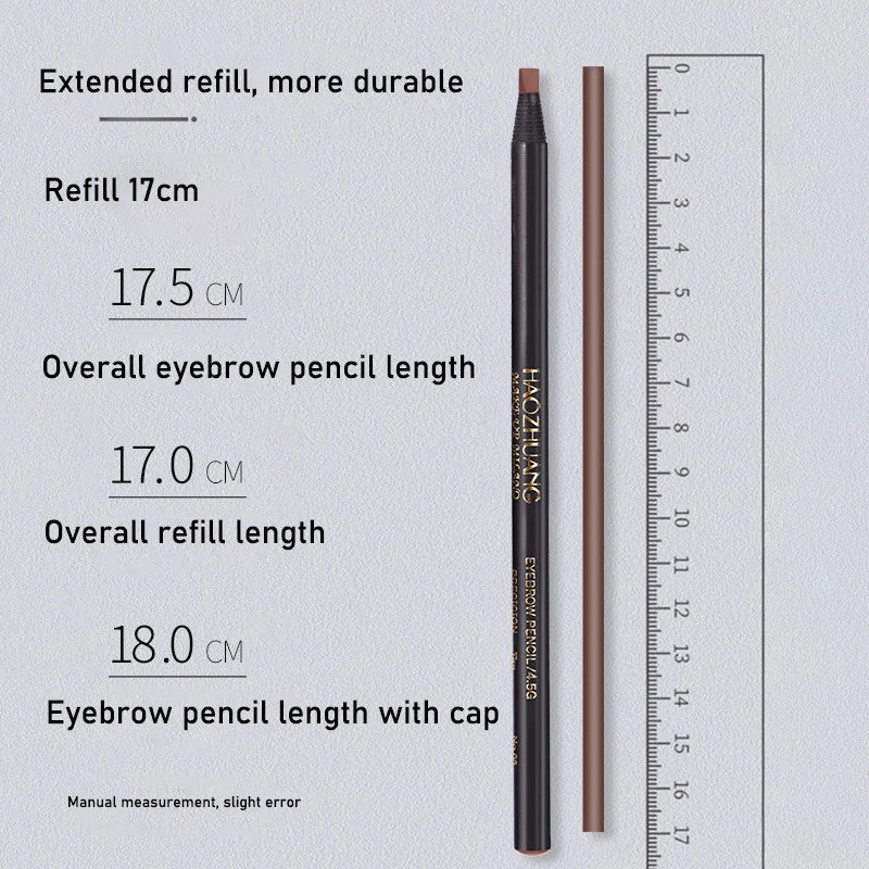 1pcs Long-lasting Waterproof Eyebrow Pencil Off with Brush Microblading Permanent Makeup Tools Pull Cord Peel-off Brow Pencil