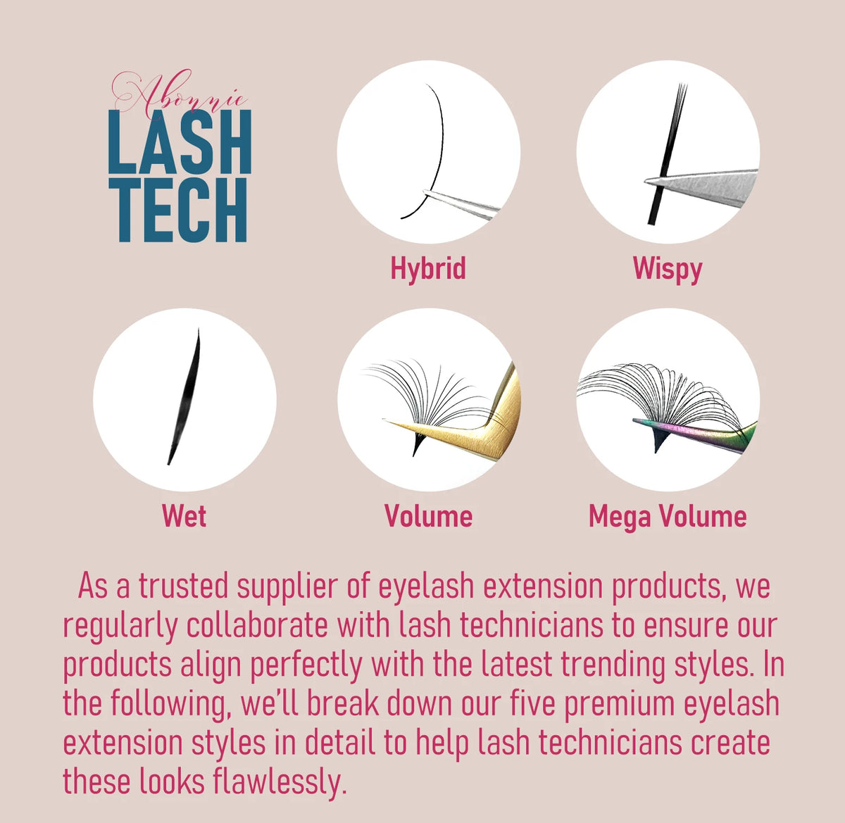 Abonnie  Fluffy Classic Lashes Extensions Premium Individual Eyelashes Extensions Volume Cilios All Szie