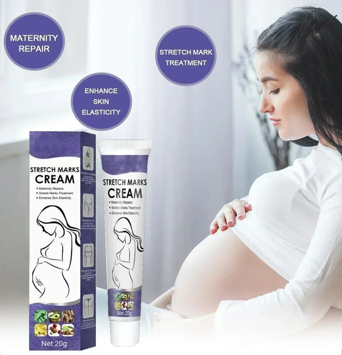 Stretch Mark Vanishing Cream Effective treatment Remove Body Buttock Breast Marks Repair Maternity Loose Firming Skin body Care
