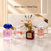 MYSTICAL Womens Perfume Gift Set 4 Piece 30ml Each 120ml Total Cherry Floral Fruity Fragrance Collection for Daily Wear Office Date Night Travel Birthday Gift
