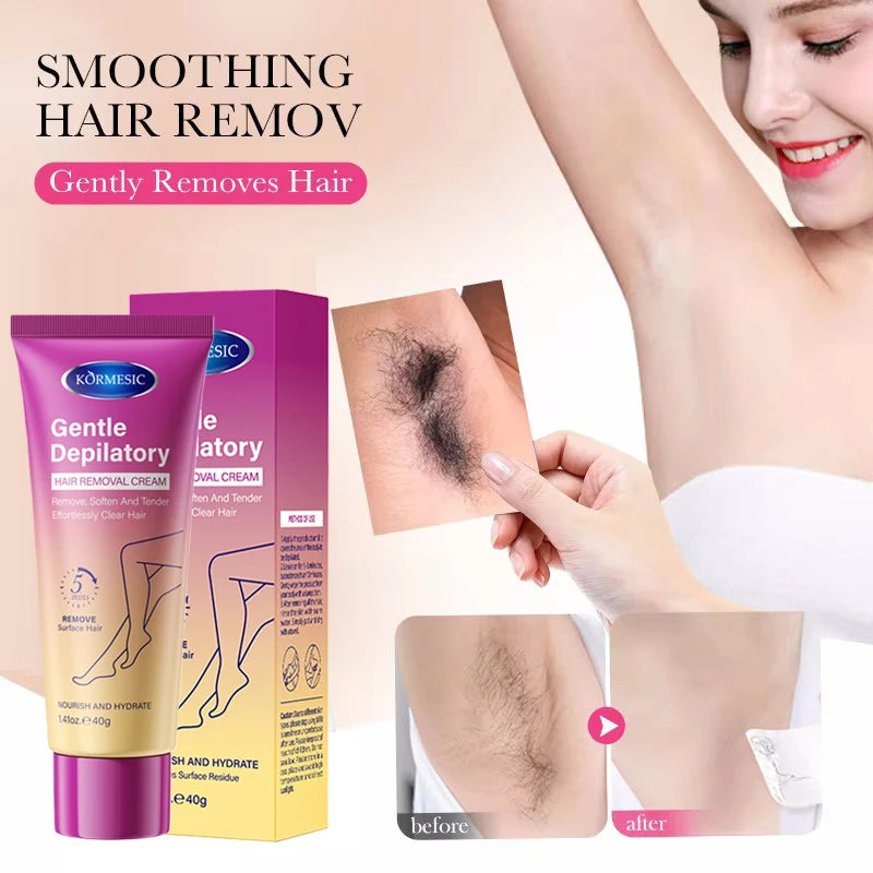 Permanent Hair Removal Cream Hair Growth Inhibitor Face Arm Armpit Leg Intimate Areas Painless Depilatory For Men Women Care