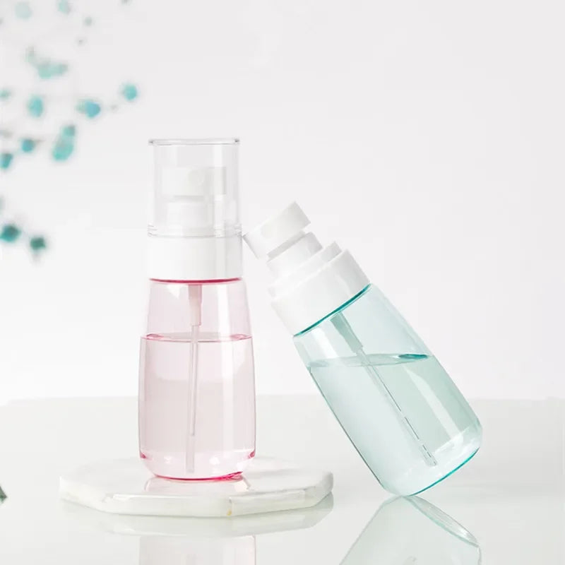 30ml 60ml 100ml UPG Fine Mist Spray Bottle Plastic Bottl Lotion Pump Travel Perfume Water Bottles Refill