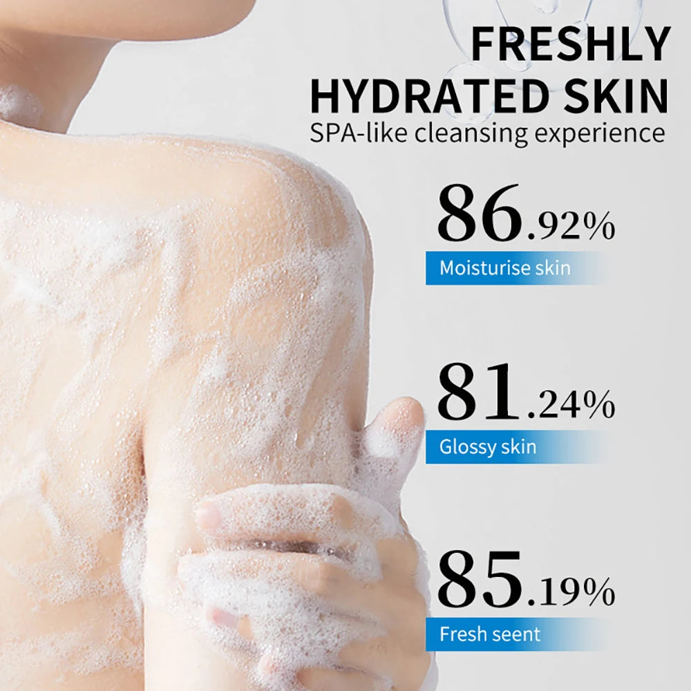1000ml Kojic Acid Shower Gel Deep Cleansing Brighten Skin Body Wash Skin Whitening Exfoliator Body Care Moisturizing Skincare