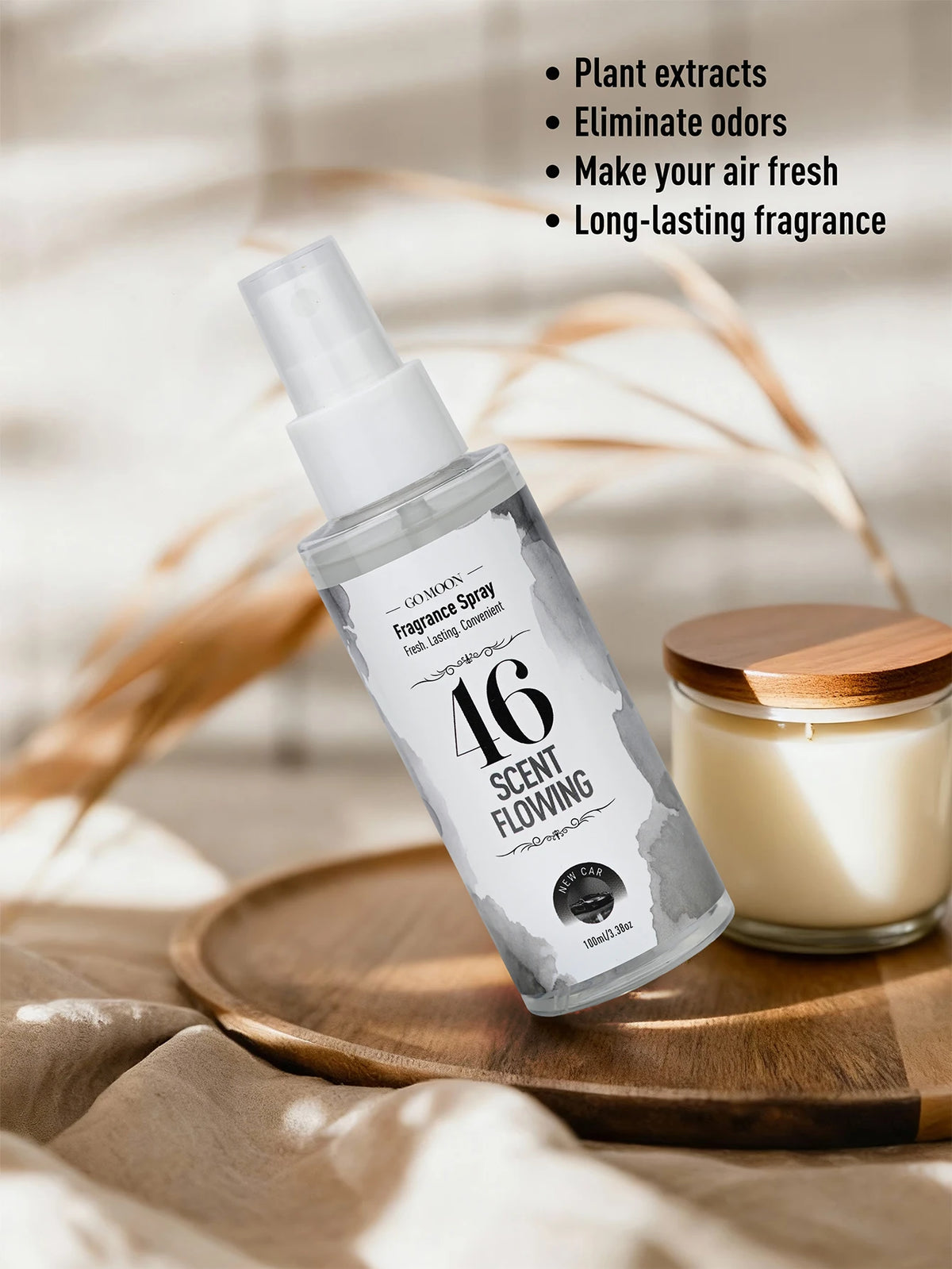 100ml/3.38oz, 10 Scents Fragrance Spray, Quickly Remove Odors, Long Lasting Fragrance, Air Fresh, Suitable for Home, Car, Gifts