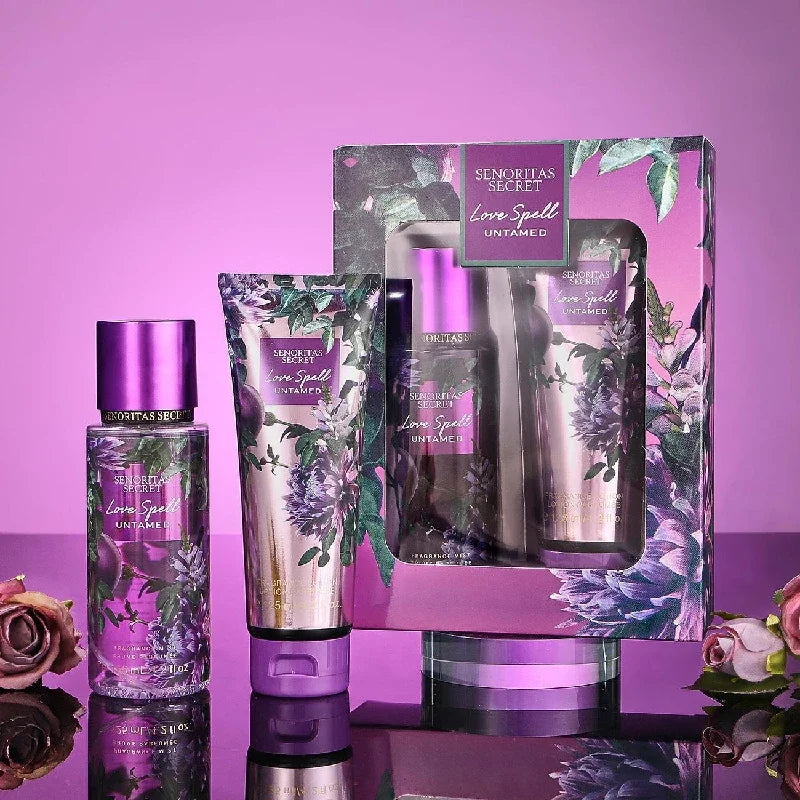Perfume And Body Lotion Set,Luxury Floral Fruity Women Cream Vanilla Fragrance,Moisturizing Exfoliating,Fresh Sweet Body Spray