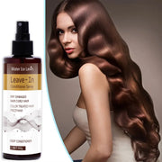 Leave-In Conditioner Spray with Keratin & Argan Oil - Deep Hydration for Curly/Color-Treated Hair - Frizz Control & Shine Enhanc
