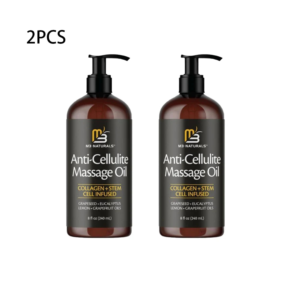 240ml Collagen & Stem Cell Anti-Cellulite Improves Skin Tender And Firm Massage Oil Skin Promotes Cell Longevity