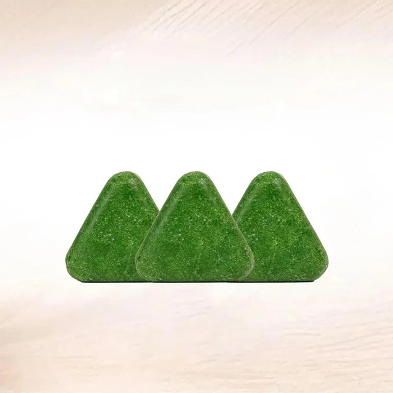 Arborvitae Leaf Shampoo Soap Strongly Fight Dandruff Strengthen Hair Root Effective Oil Control Prevent Hair Loss Solid Shampoo