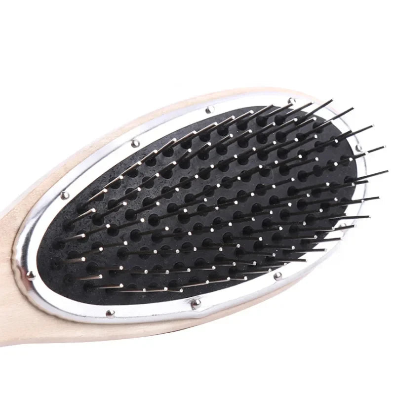 Wig Brush Professional Detangling Steel Comb Anti Static for Hair Extensions Styling Trainin