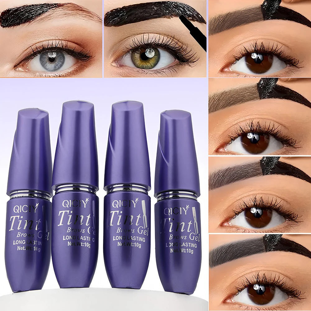 New Tattoo Peel Off Eyebrow Gel Tint Semi Permanent Brow Tint Waterproof Lasting Transfer-proof for Fuller Defined Looking Brows