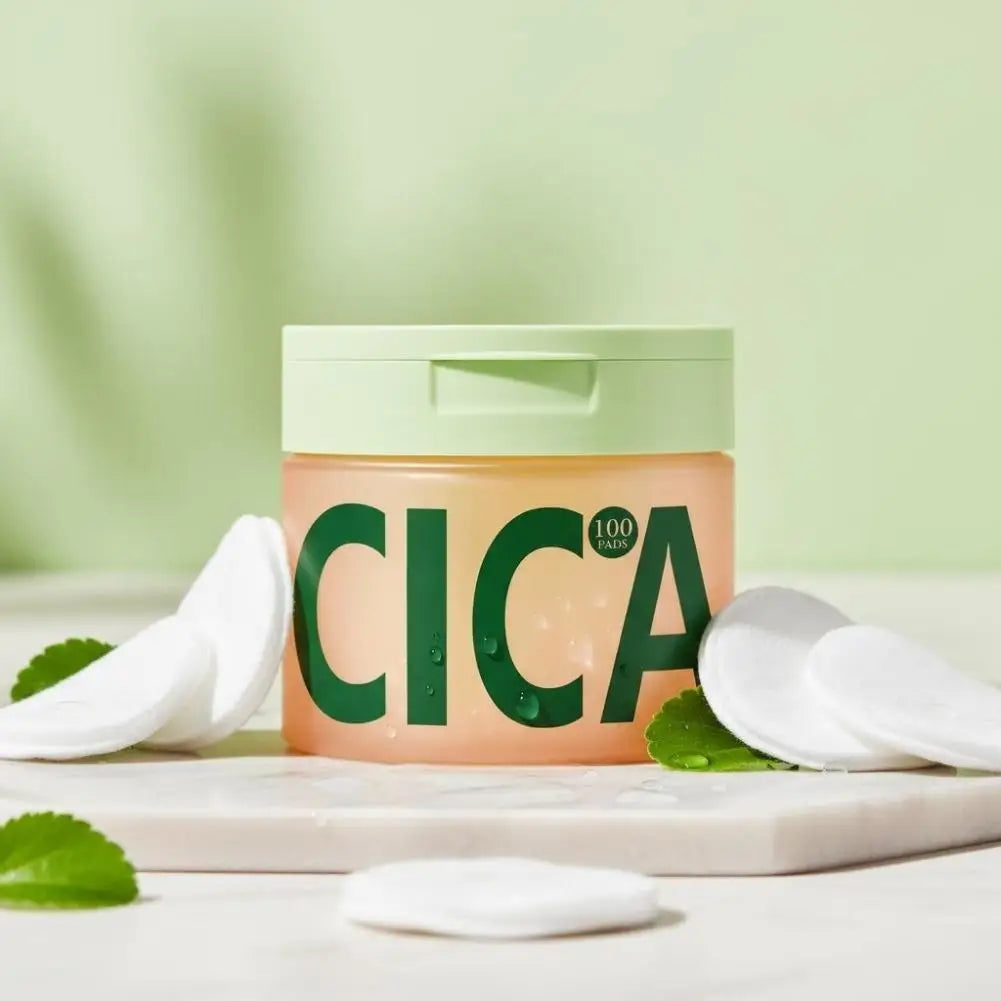 Complete Skin Care Kit - Centella Asiatica Polishing Pads & NAD+ Anti-Aging Cream, Improve Elasticity, Brighten & Moisturizing