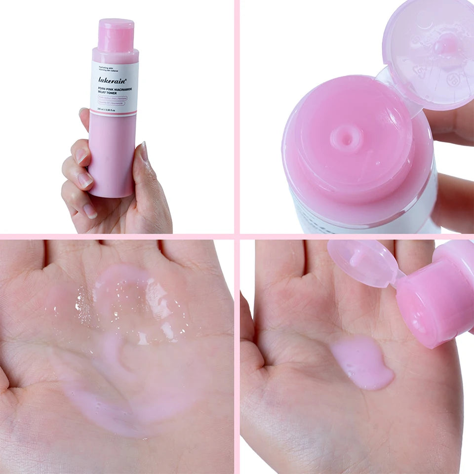 100ml PDRN Niacinamide Essence Toner For Glowing Skin Soothing Moisturizer Deep Nourishing Brightening Facial Water Lotion