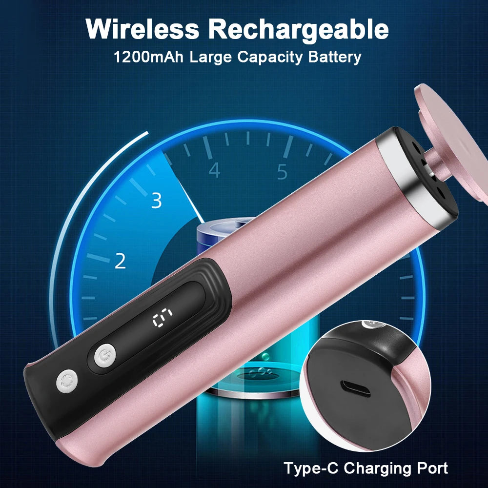 USB Rechargeable Wireless Electric Foot File Cuticle Callus Remover Machine Pedicure Tools Foot Heel Care Tool With Sandpaper