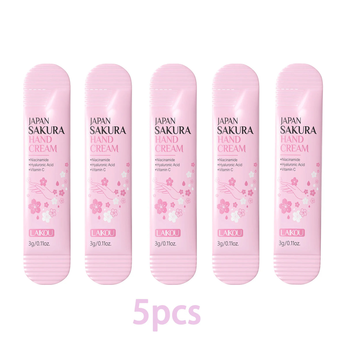 LAIKOU Cherry Blossom Hand Cream Moisturizing Nourishing Brightening Hydrating Hand Lotion Creams Intensive Repair Hand Balm