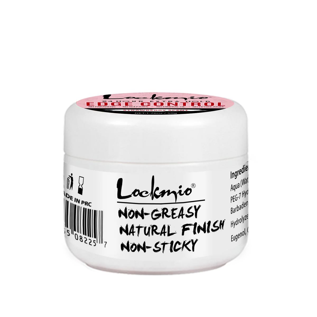 LOKMIO 50g Edge Control 24 Hour Extra Hold Hair Gel Pomade Broken Hair Finishing Styling Cream Smooth Anti-Frizz Wax