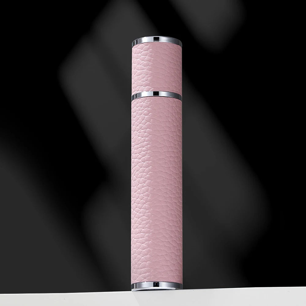 Louischanzl 10ml magnet Perfume Atomizer Bottle Portable leather Sprayer for Boarding Tight Sealing Travel Perfume Spray gift