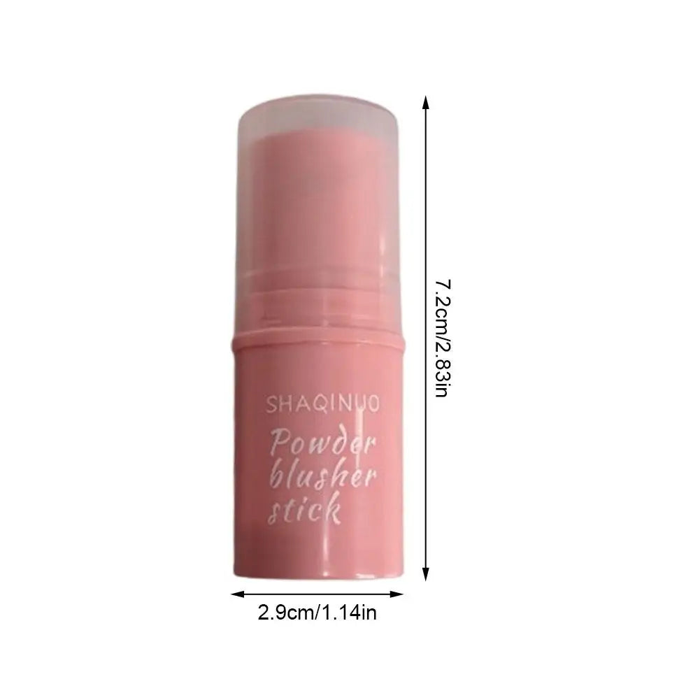 3in1 Monochrome Blusher Cheek Lip Tinted Durable Matte Natural Rouge Powder Blusher Stick Cream Matte Contour Makeup Cosmetices