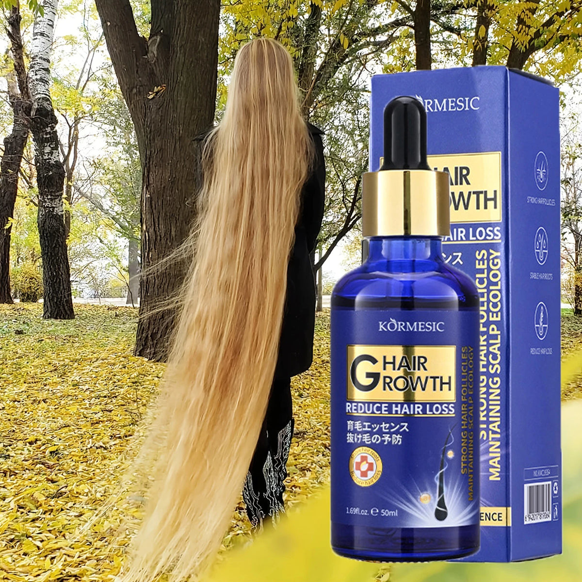 Hair Growth Serum Anti Loss Regrowth Hair Growth Oil Prevent Baldness Repair Damage Scalp Massage Moisturizing Nourish Hair Care